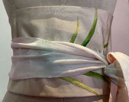 Vintage Kimono Silk Obi belt - 'Margi’