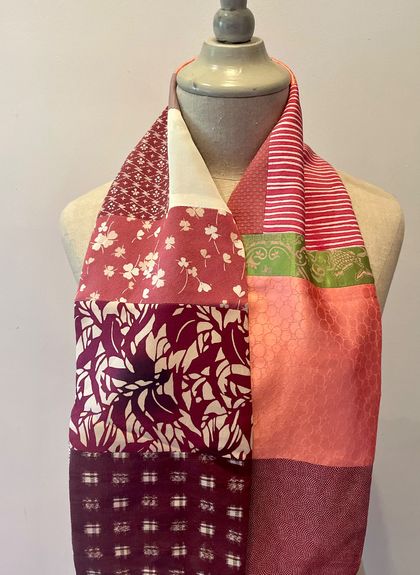 Vintage Kimono Silk Scarf   'Annie’